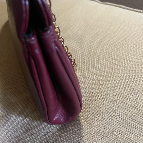 Frenchy Of California Vintage Burgundy Shoulder Bag leather Medium Size - Picture 10 of 16